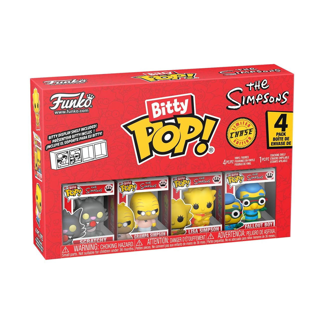 Amazon.com: Funko Pop! Bitty: Simpsons - Scratchy, Grandpa Simpson